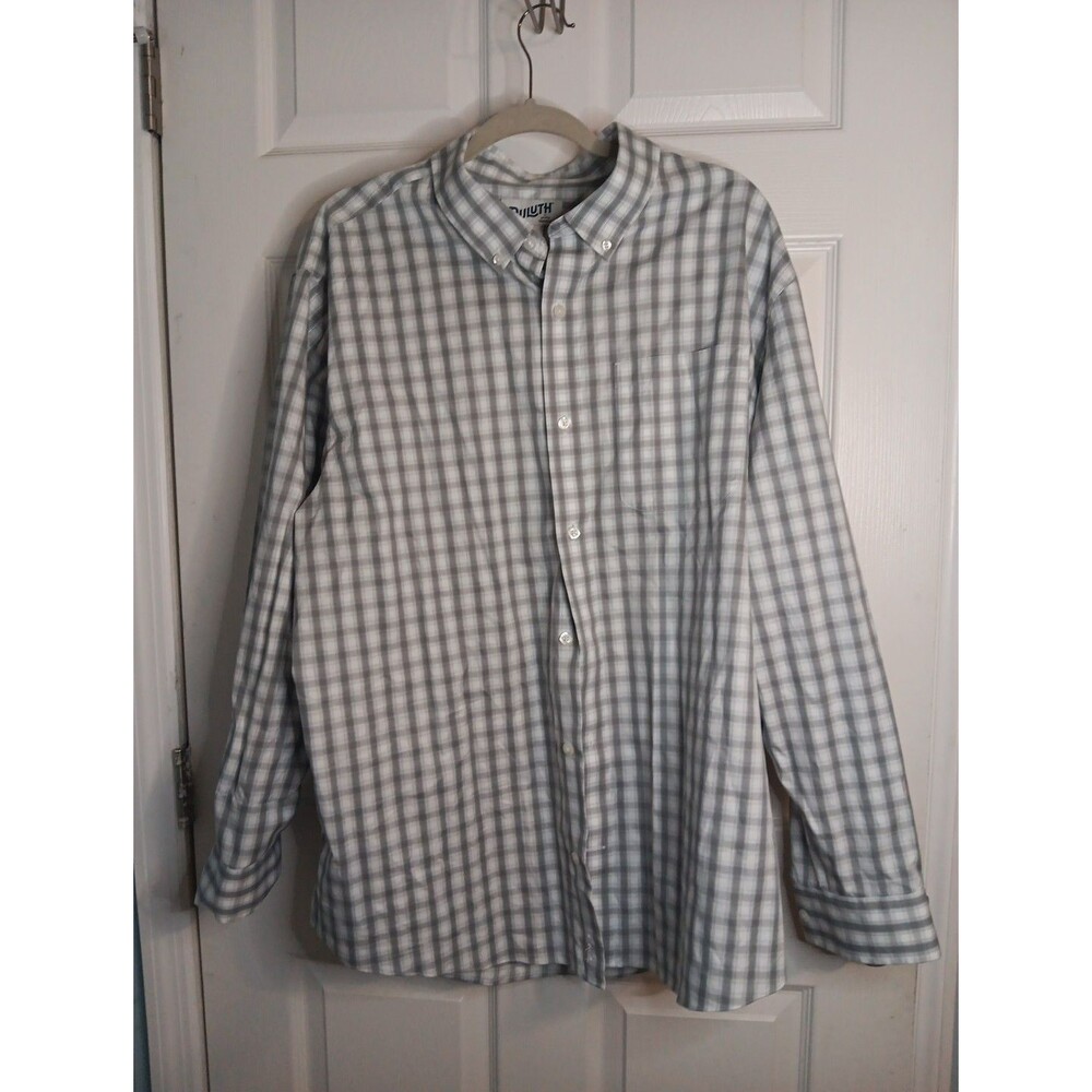 Men Deluth Trading Button Down Dress Shirt Size XL Relaxed Fit